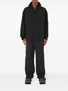 Burberry Straight broek met gekreukte afwerking - Zwart