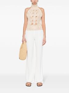 ermannoscervino Ermanno Scervino High waist pantalon - Wit