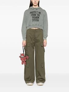 Moschino Hoodie met tekst - Grijs