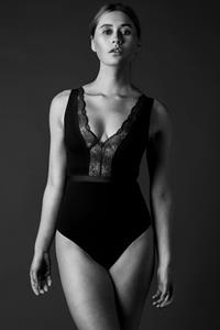 LOVJOI Damen vegan Body Garden Tiger Schwarz