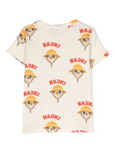 minirodini Mini Rodini T-shirt met print - Beige