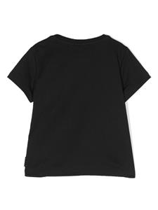 philipppleinjunior Philipp Plein Junior T-shirt met logoprint - Zwart