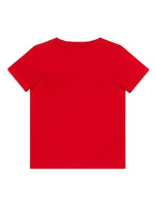 guccikids Gucci Kids T-shirt met logoprint - Rood