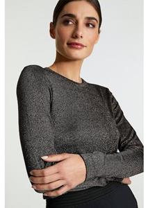 Rich & Royal Longsleeve, aus glitzerndem Lurex