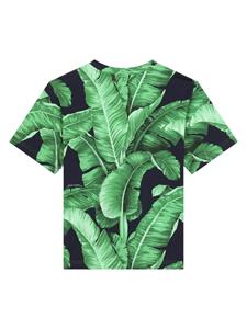 dolce&gabbanakids Dolce & Gabbana Kids Katoenen T-shirt - Zwart