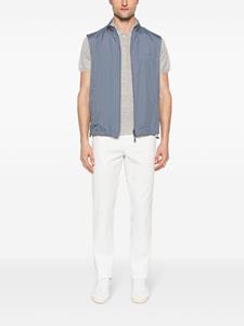 Corneliani Gebreid gepikkeld poloshirt - Grijs