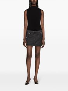 Coperni Denim mini-rok - Zwart