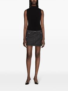 Coperni denim cargo miniskirt - Zwart