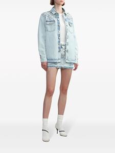alessandrarich Alessandra Rich Mini-rok met studs - Blauw