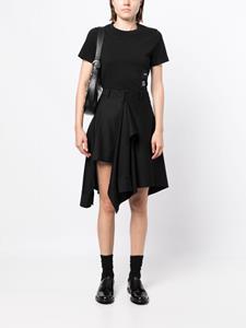 Goen.J Asymmetrische rok - Zwart