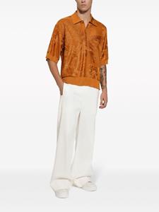 dolce&gabbana Dolce & Gabbana Zijden poloshirt - Oranje