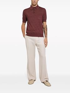 dolce&gabbana Dolce & Gabbana Gebreid poloshirt - Rood