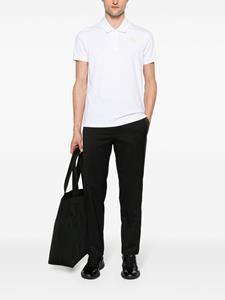 Moncler Katoenen poloshirt met logopatch - Wit