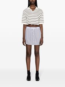 HommeGirls Gestreept poloshirt - Wit