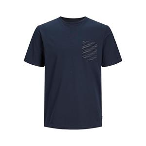 JACK&JONES T-shirt met ronde hals en zak