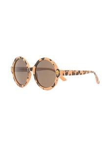 minirodini Mini Rodini Zonnebril met luipaardprint - Beige