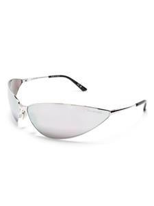 Balenciaga Eyewear Zonnebril met ovalen montuur - Zilver