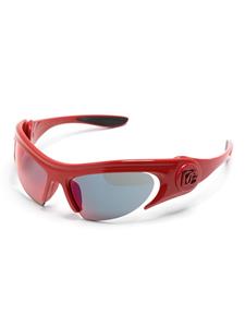dolce&gabbanaeyewear Dolce & Gabbana Eyewear DG Toy zonnebril met biker montuur - Rood