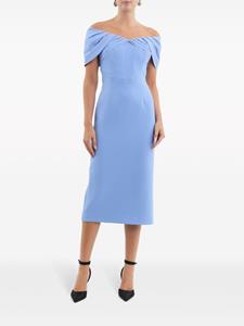 rebeccavallance Rebecca Vallance Juliana midi-jurk - Blauw