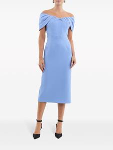 Rebecca Vallance Juliana midi-jurk - Blauw