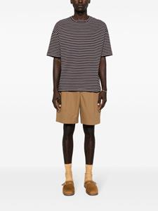 A.P.C. Geplooide katoenen shorts - Bruin