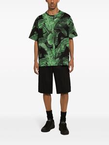 dolce&gabbana Dolce & Gabbana Linnen bermuda shorts - Zwart