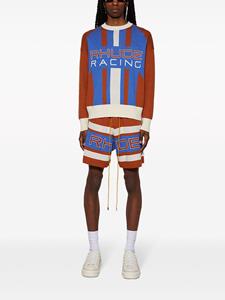 RHUDE Shorts met vlakken - Oranje