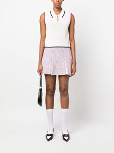 thombrowne Thom Browne Seersucker plooirok - Wit