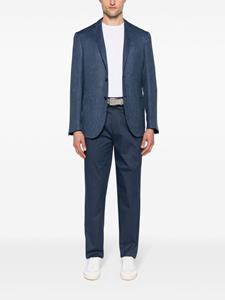 Zegna Broek met toelopende pijpen - Blauw