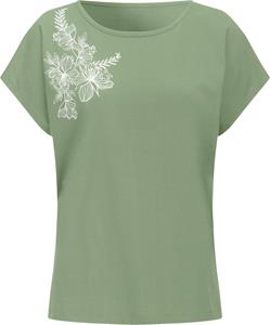 Your Look... for less! Dames Shirt met korte mouwen eucalyptus/ecru Größe