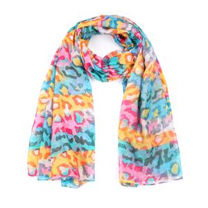 Sunset Fashion  Multicolour Sjaal panter 