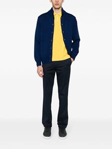 Incotex Mid waist straight chino van stretch-katoen - Blauw