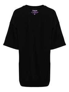 aapeby*abathingape AAPE BY *A BATHING APE T-shirtjurk met pailletten - Zwart