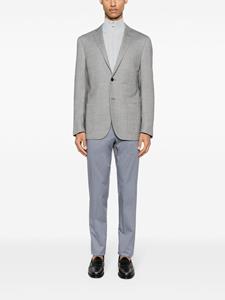 Corneliani tapered-leg stretch-cotton chinos - Grijs