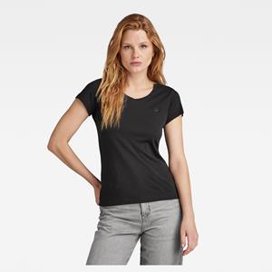 G-Star RAW Eyben Slim V-Hals Top 2.0 - Zwart - Dames