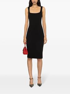 dolce&gabbana Dolce & Gabbana Mouwloze midi-jurk - Zwart