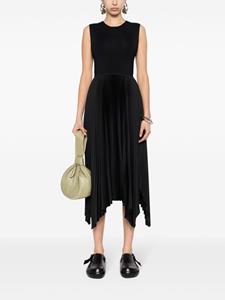 JOSEPH Dera pleated midi dress - Zwart