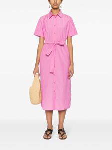 Peserico Blousejurk met ceintuur - Roze