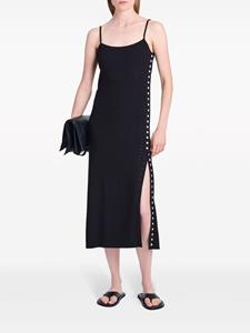 proenzaschoulerwhitelabel Proenza Schouler White Label Sydney bouclé midi-jurk - Zwart