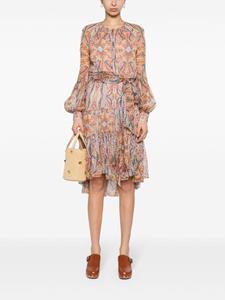 ETRO Zijden midi-jurk - Beige