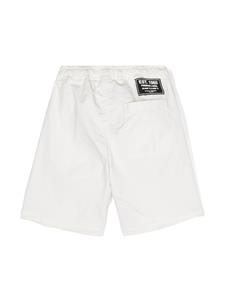 Paolo Pecora Kids Geplooide shorts - Wit
