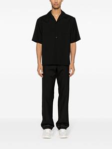 Prada Straight zijden broek - Zwart