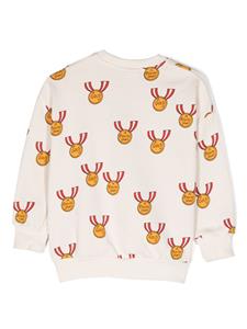 minirodini Mini Rodini Sweater met print - Beige