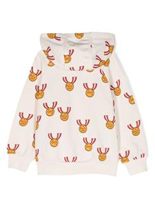minirodini Mini Rodini Hoodie met print - Beige