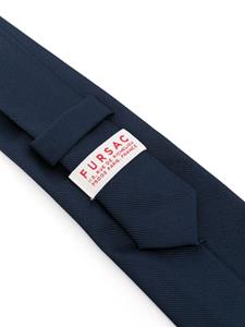 FURSAC Zijden puntige stropdas - Blauw
