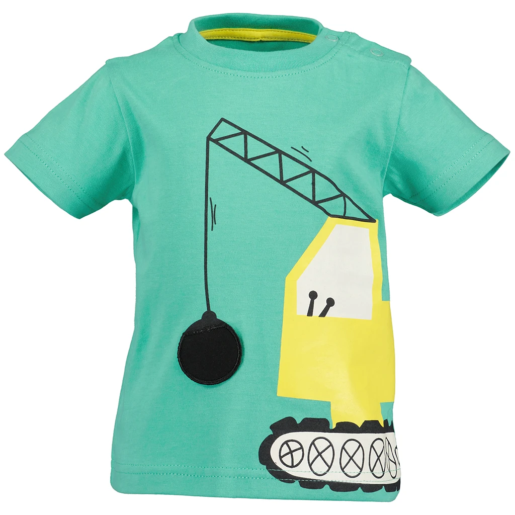 Blue Seven-collectie T-shirtje Vehicle (lagune orig)