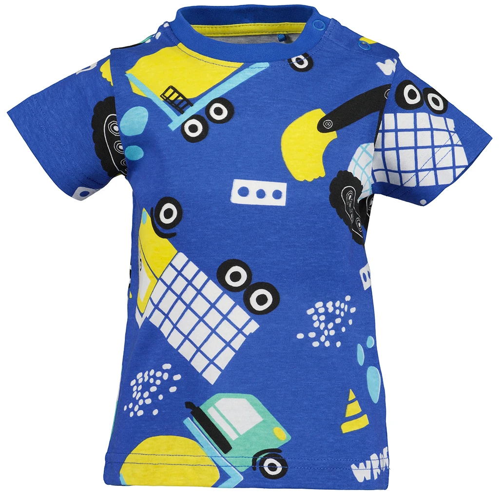 Blue Seven-collectie T-shirtje Vehicle (ocean orig)