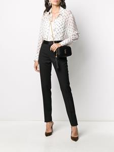 saintlaurent Saint Laurent Slim-fit pantalon - Zwart