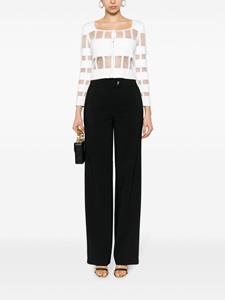 Genny Pantalon met toelopende pijpen - Zwart