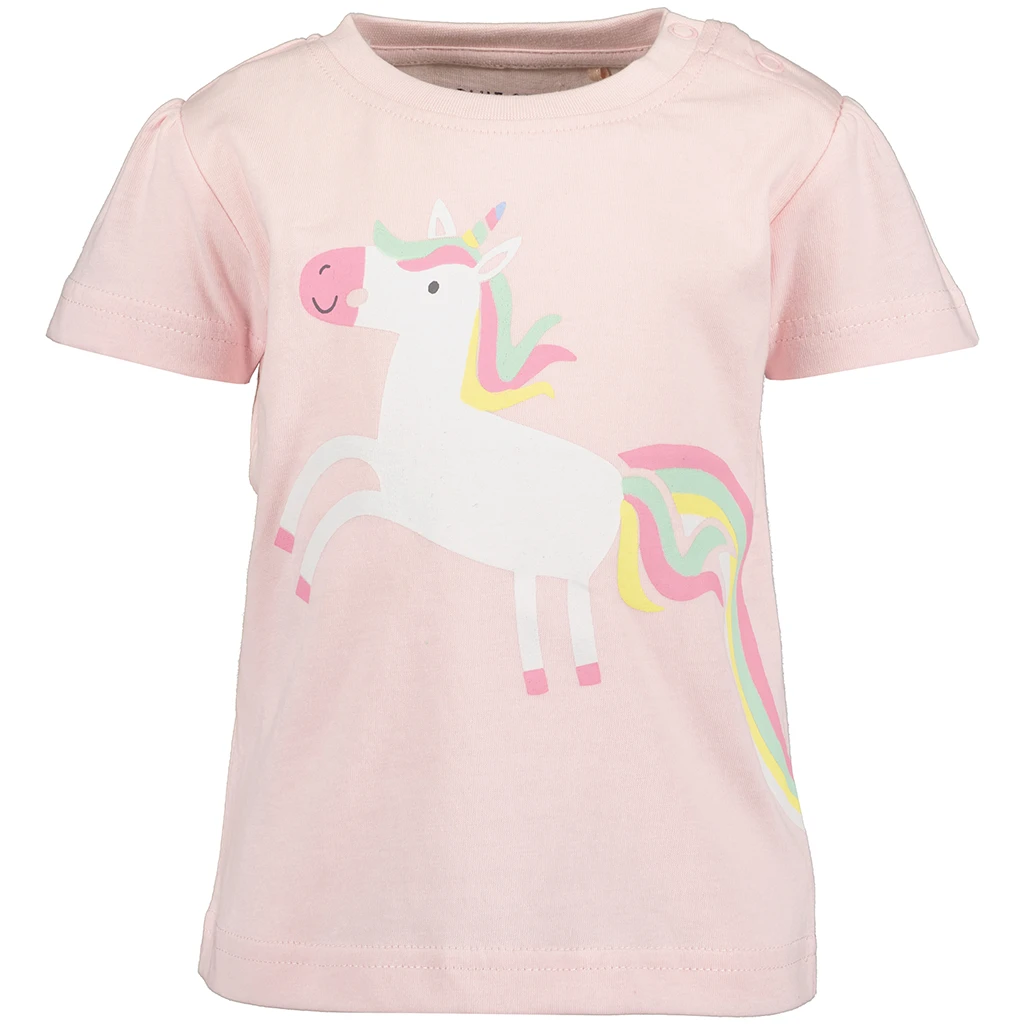 blueseven-collectie Blue Seven-collectie T-shirtje unicorn (rose orig)